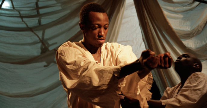 Lekan in Silver Shores played by Emmanuel Akintunde [image credit by Andrew Alderslade]