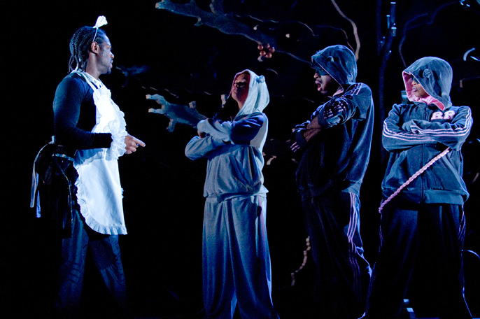 Anansi Magic Mirror, Kat B with Hood Rats