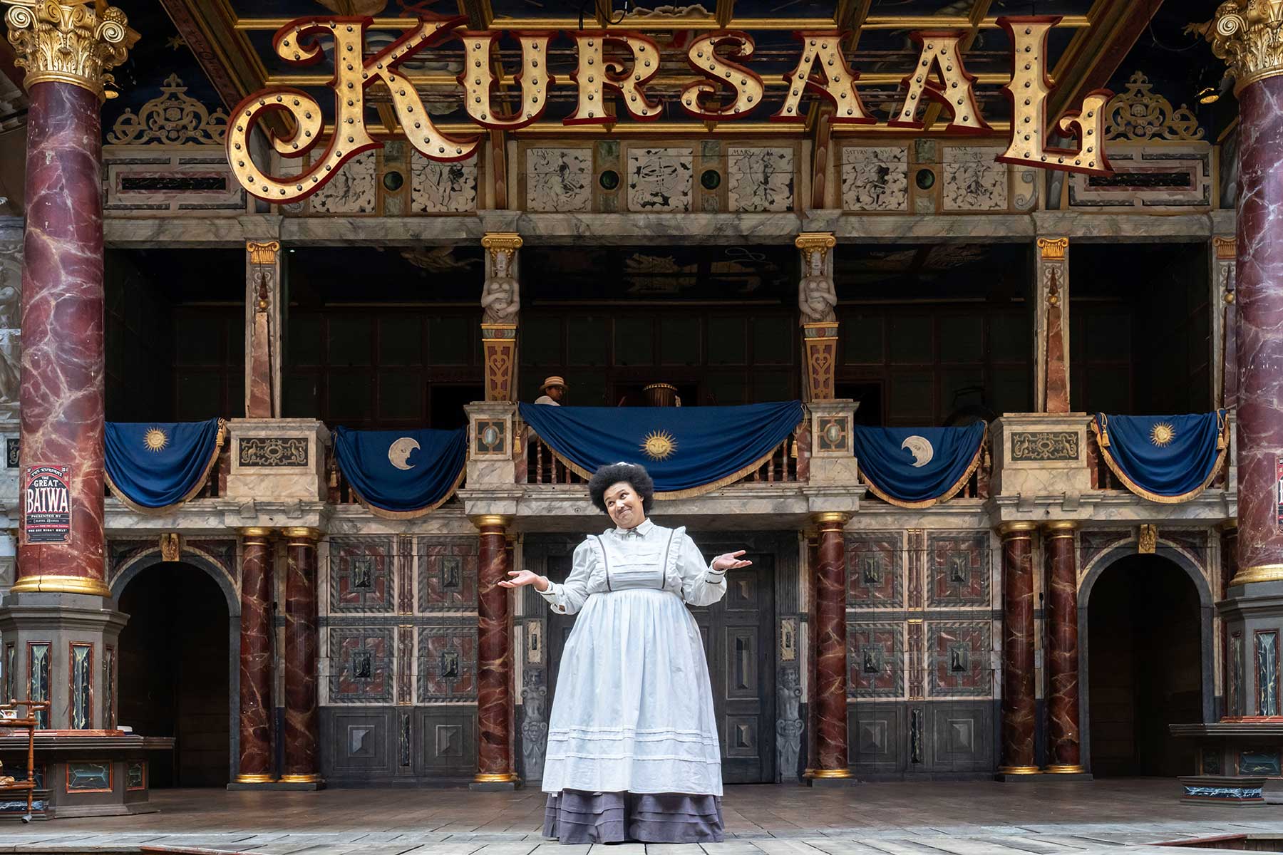 Anne Odeke as Joanna in Princess Essex at Shakespeare's Globe (c. Johan Persson)