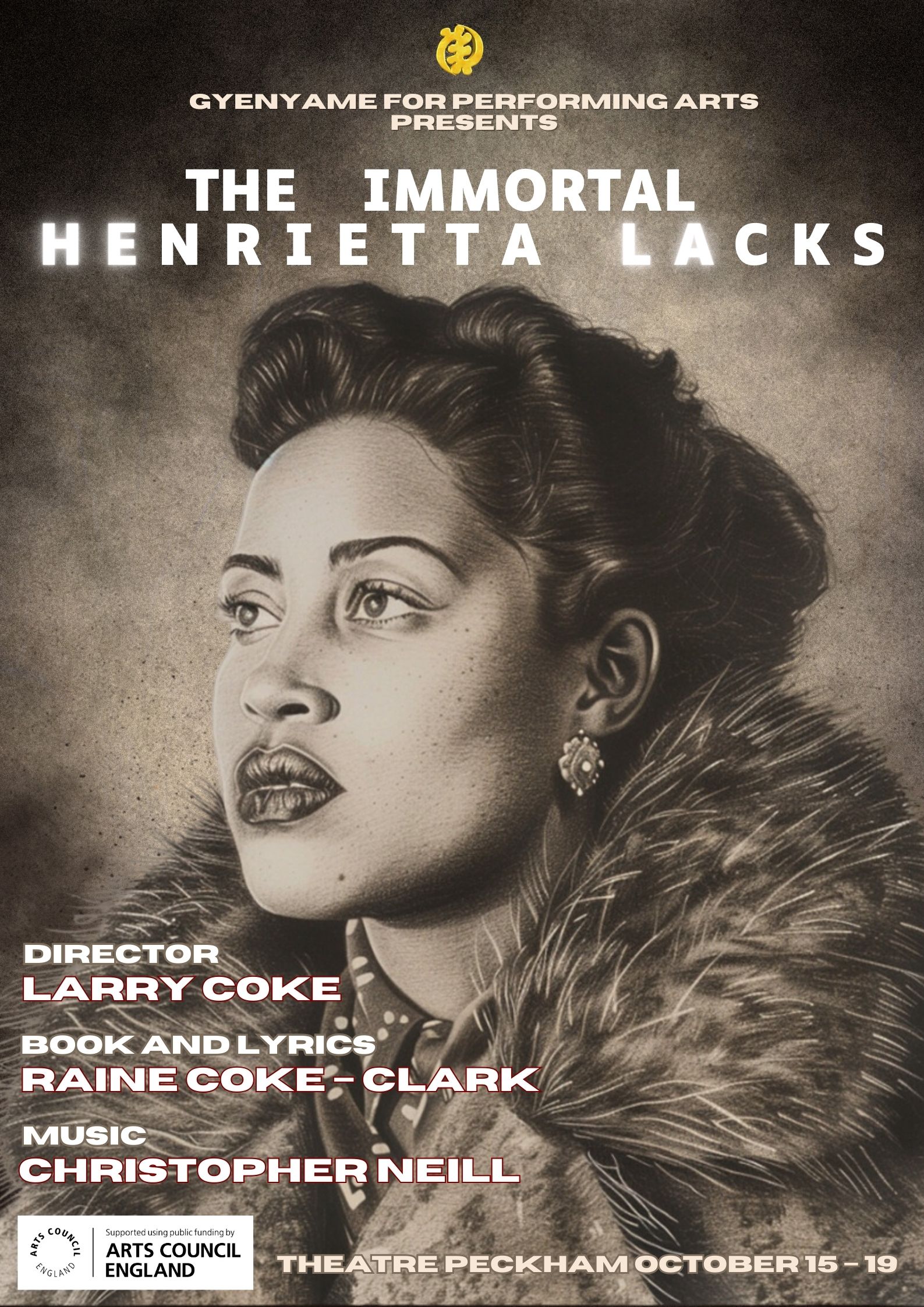 Henrietta Lacks black white gold 